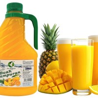 KORDIAL Perisa Campuran (Mixed Fruit Flavoured Cordial) 1000ml x 12's